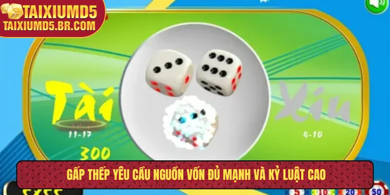 Gấp thếp yêu cầu nguồn vốn đủ mạnh và kỷ luật cao