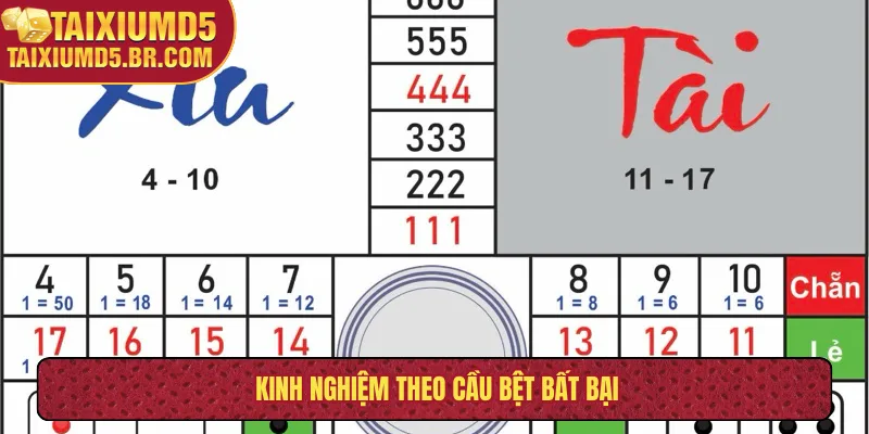 Kinh nghiệm theo cầu bệt bất bại